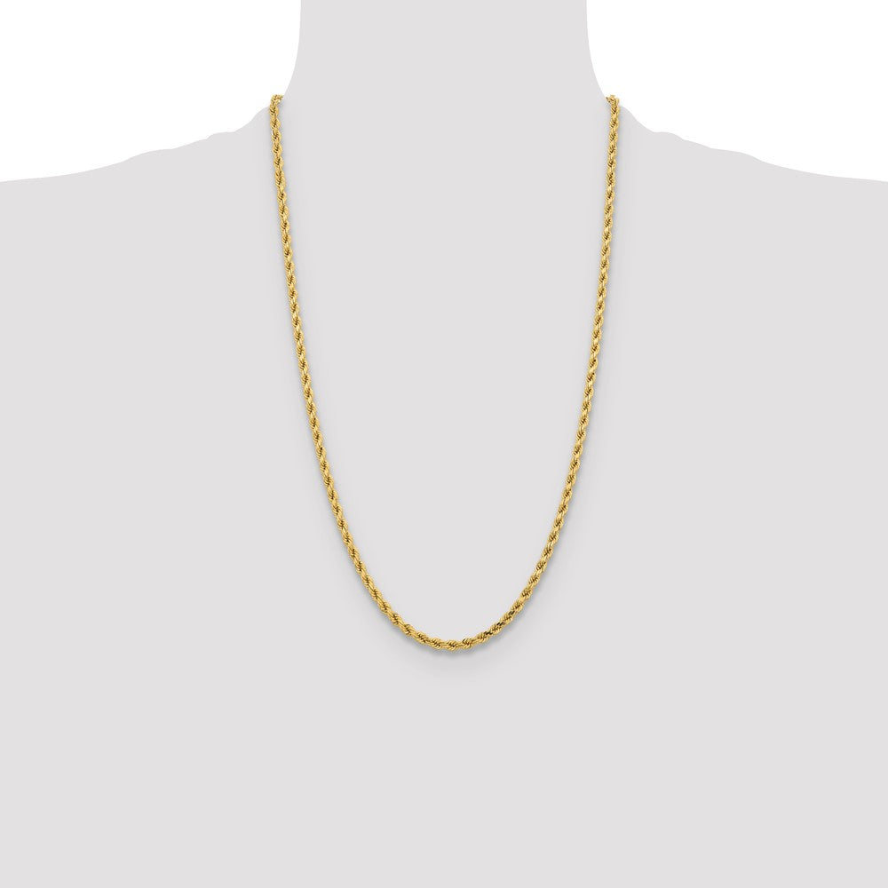 Gold (10K & 14K) Diamond-Cut Rope Chain — 4.25 mm