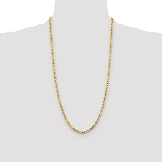 Gold (10K & 14K) Diamond-Cut Rope Chain — 4.25 mm