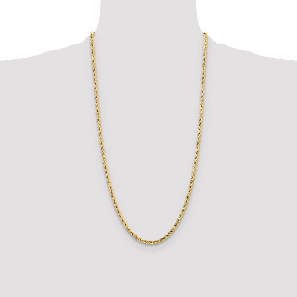 Gold (10K & 14K) Diamond-Cut Rope Chain — 4.25 mm