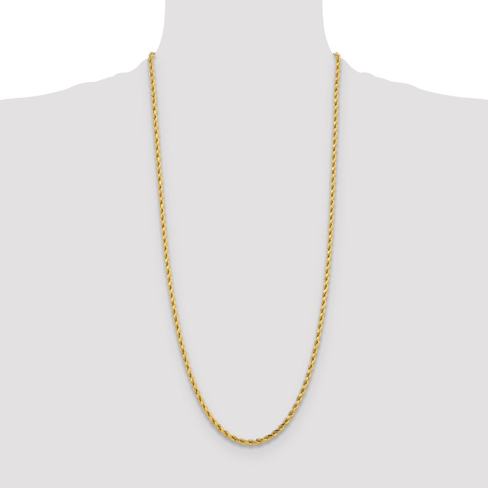 Gold (10K & 14K) Diamond-Cut Rope Chain — 4.25 mm