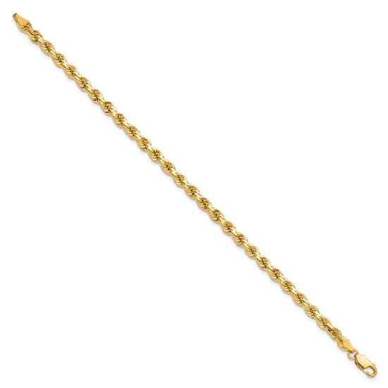 Gold (10K & 14K) Diamond-Cut Rope Chain — 4.25 mm