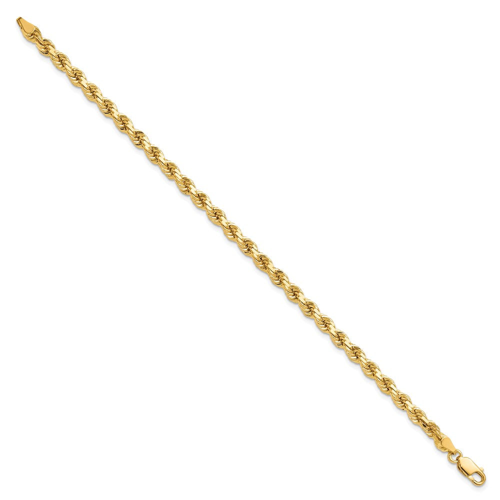 Gold (10K & 14K) Diamond-Cut Rope Chain — 4.25 mm