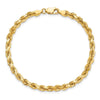 Gold (10K & 14K) Diamond-Cut Rope Chain — 4.25 mm