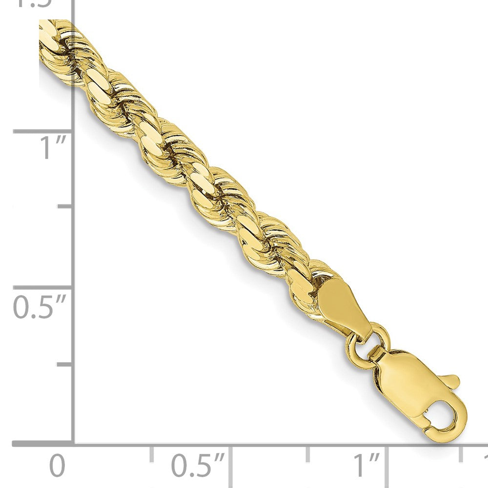 Gold (10K & 14K) Diamond-Cut Rope Chain — 4.25 mm