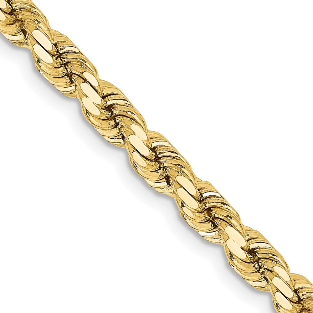 Gold (10K & 14K) Diamond-Cut Rope Chain — 4.25 mm