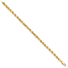 Gold (10K & 14K) Diamond-Cut Rope Chain — 4.5 mm