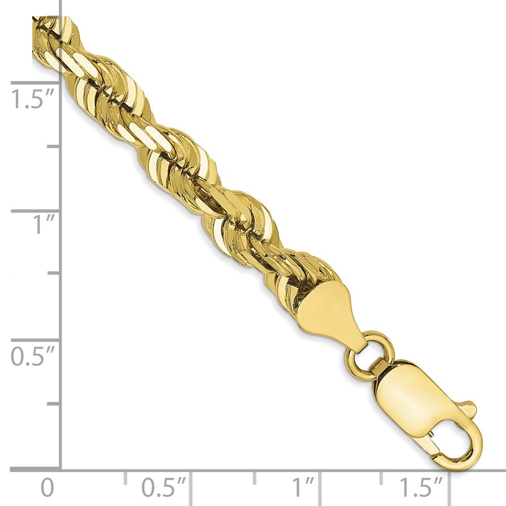 Gold (10K & 14K) Diamond-Cut Rope Chain — 5.5 mm