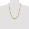 Gold (10K & 14K) Diamond-Cut Rope Chain — 6.5 mm