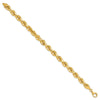 Gold (10K & 14K) Diamond-Cut Rope Chain — 7 mm