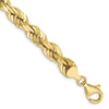 Gold (10K & 14K) Diamond-Cut Rope Chain — 7 mm