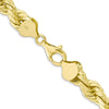 Gold (10K & 14K) Diamond-Cut Rope Chain — 8 mm