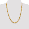 Gold (10K & 14K) Diamond-Cut Rope Chain — 8 mm