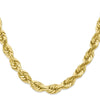 Gold (10K & 14K) Diamond-Cut Rope Chain — 10 mm