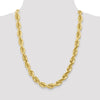 Gold (10K & 14K) Diamond-Cut Rope Chain — 10 mm