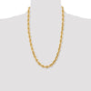 Gold (10K & 14K) Diamond-Cut Rope Chain — 10 mm