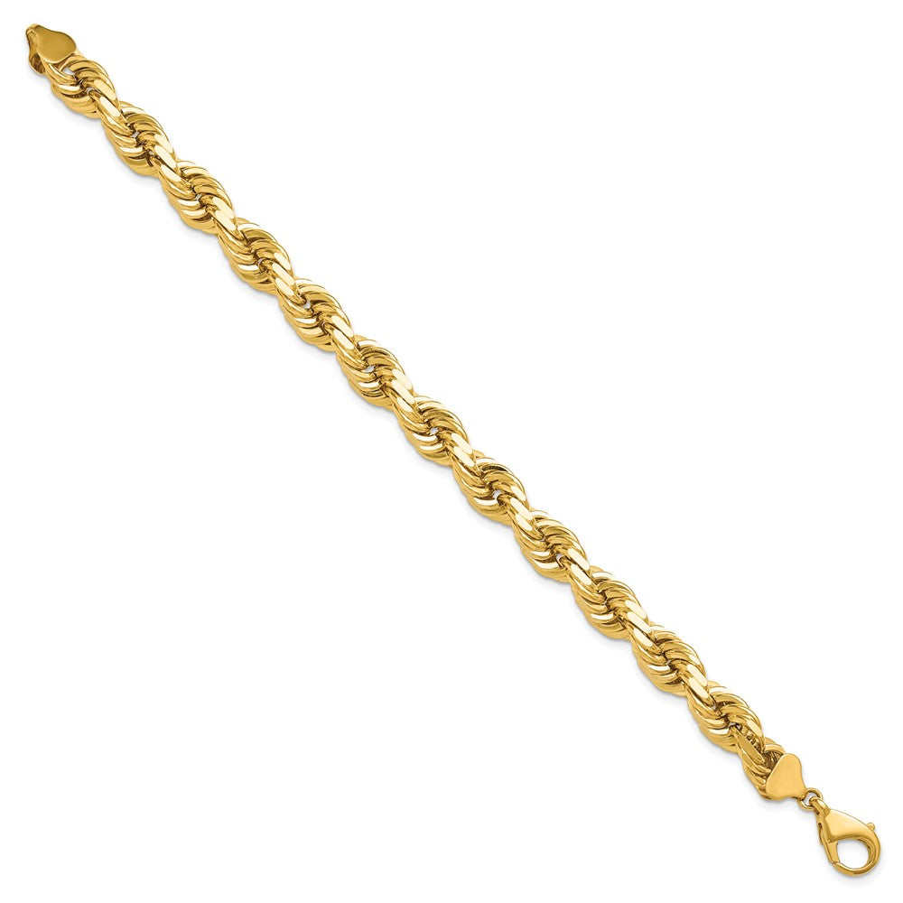 Gold (10K & 14K) Diamond-Cut Rope Chain — 10 mm