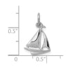 Gold Polished Sailboat Pendants