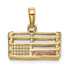 Gold Polished Lobster Trap Pendants