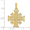 Gold Jerusalem Cross Pendant
