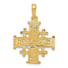 Gold Jerusalem Cross Pendant