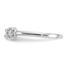 Gold Polished CZ Toe Ring