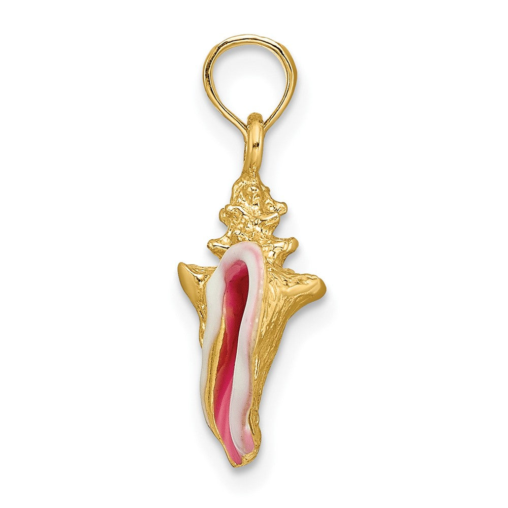 Gold Polished Sea Shell Pendants