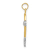 Gold Polished Tennis Pendants