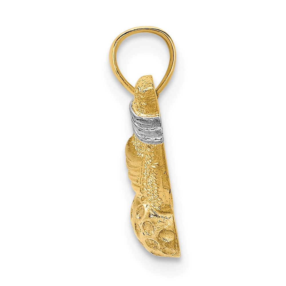 Gold Polished Golf Pendants