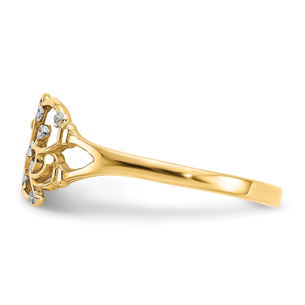 Gold Polished Butterfly Rings