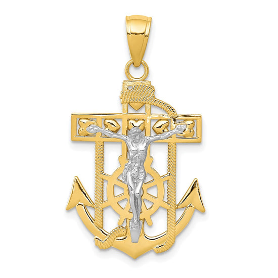 Gold Mariner Crucifix Pendants