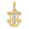 Gold Mariner Crucifix Pendants