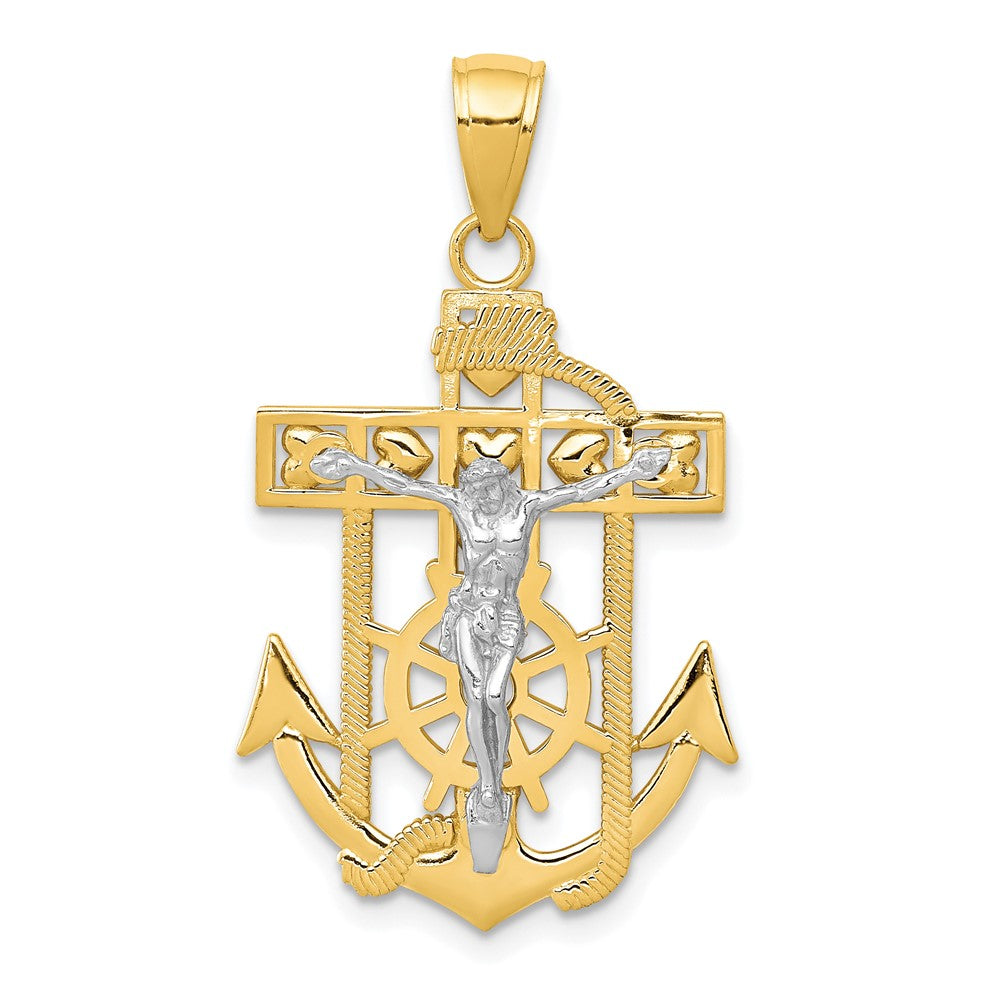 Gold Mariner Crucifix Pendants