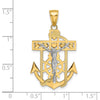 Gold Mariner Crucifix Pendants
