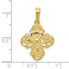 Gold Four Way Medal Pendants