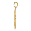 Gold Polished Flue de lis Pendants