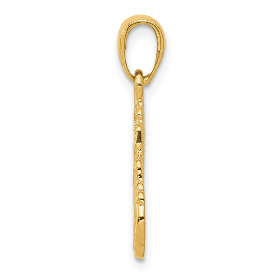 Gold Polished Travel Pendants