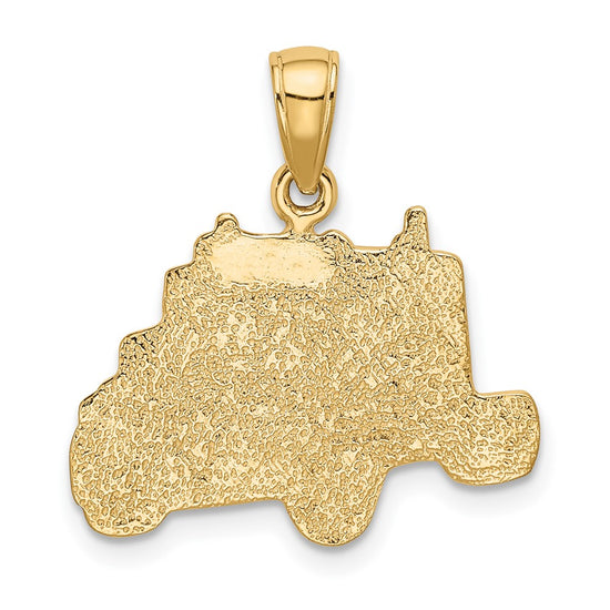 Gold Polished Travel Pendants