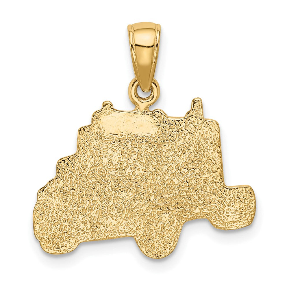 Gold Polished Travel Pendants