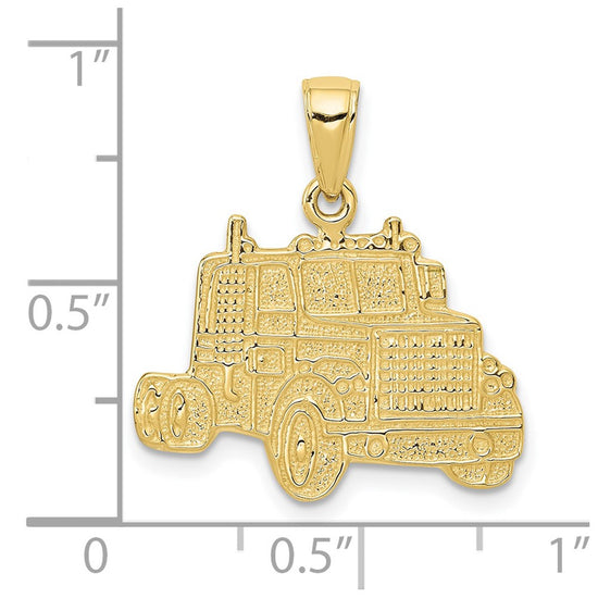 Gold Polished Travel Pendants