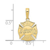 Gold Polished First Responder Pendants