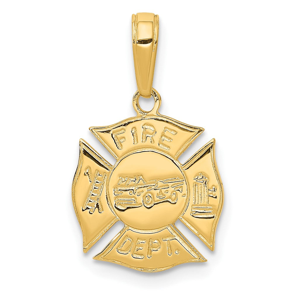 Gold Polished First Responder Pendants