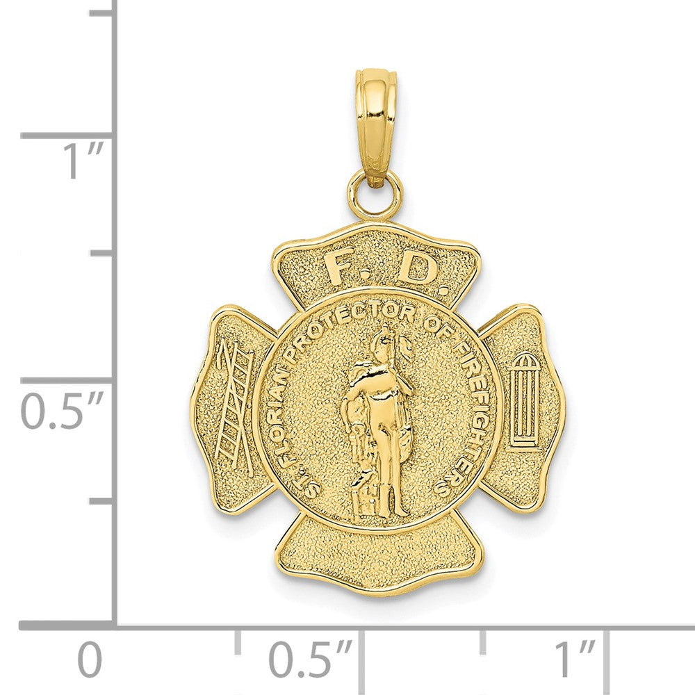 Gold Polished First Responder Pendants