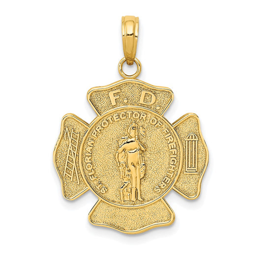 Gold Polished First Responder Pendants