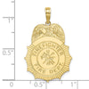 Gold Polished First Responder Pendants