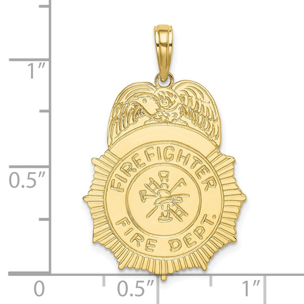 Gold Polished First Responder Pendants