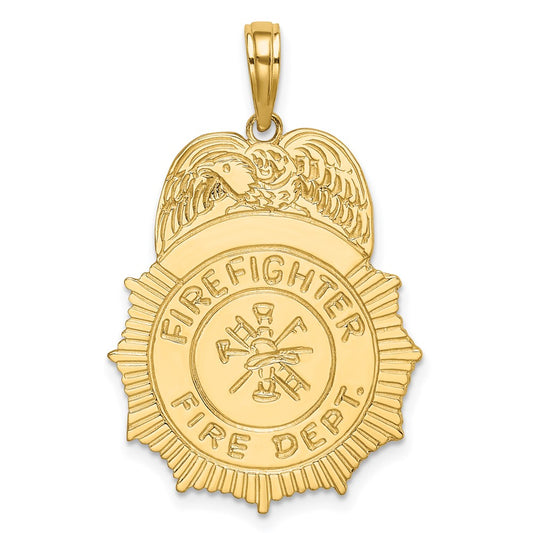 Gold Polished First Responder Pendants