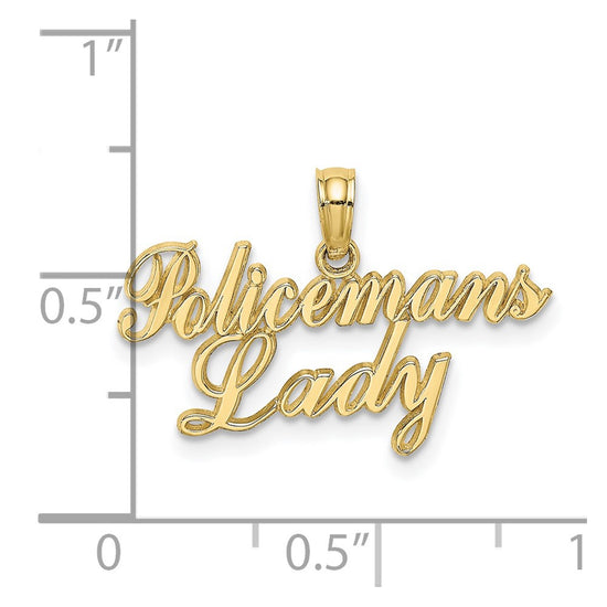 Gold Polished First Responder Pendants