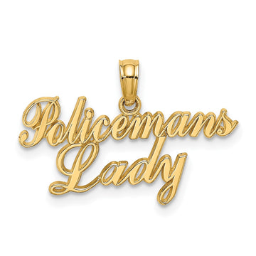 Gold Polished First Responder Pendants