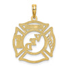 Gold Polished First Responder Pendants