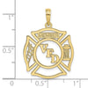 Gold Polished First Responder Pendants